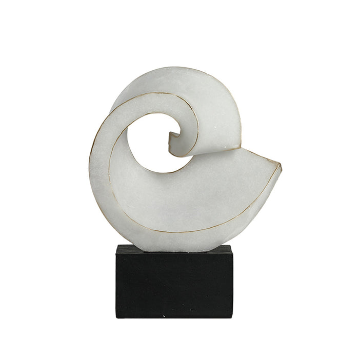 Elaris Spiral Reel Ornament - White (CFC-SZ25020)