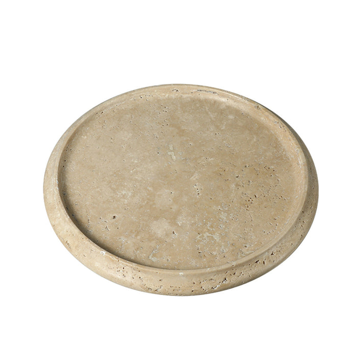 Erolin Simple Marble Plate - Yellow (CFB-T25024)