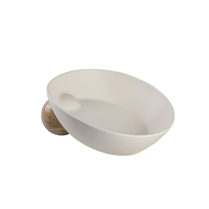 Serava Ceramic Ball Bowl (CFD-D24003B)