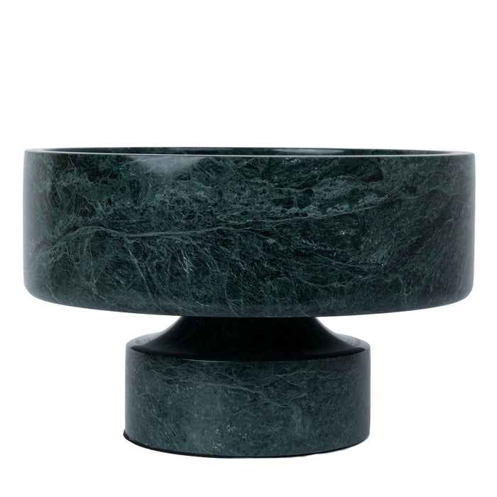 Ardena Round Marble Tray - Green