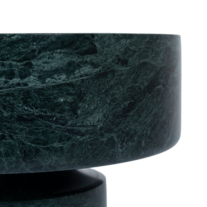 Ardena Round Marble Tray - Green