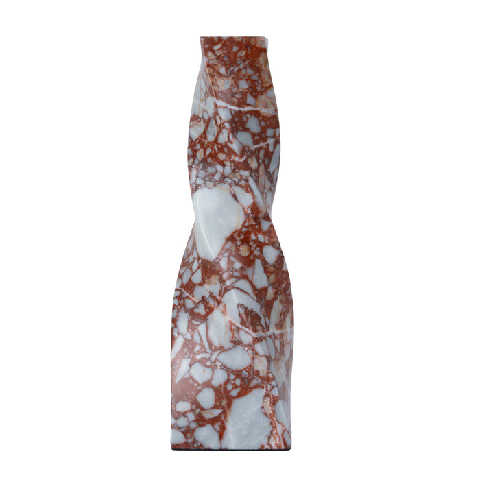 Ondara Spiral Marble Decor - Bulgari Red