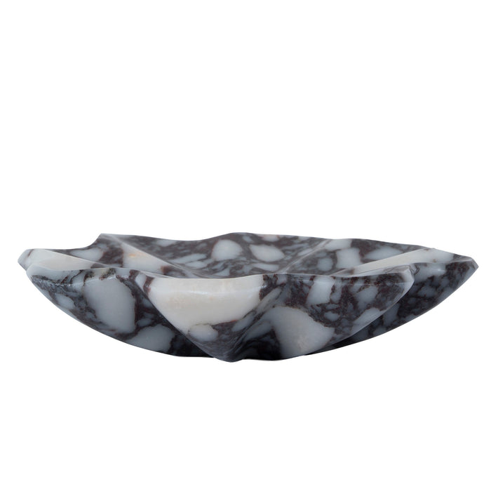 Lumea Sculptural Marble Tray - Bulgari Purple