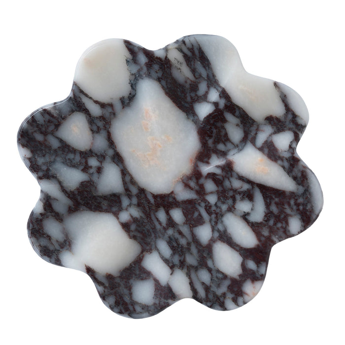 Lumea Sculptural Marble Tray - Bulgari Purple