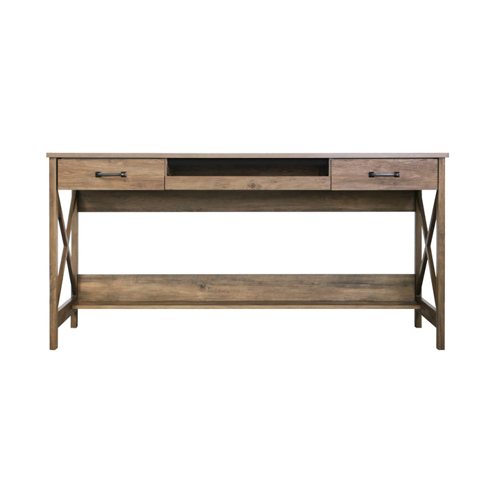 Alaska Writing Desk - Rustic Oak