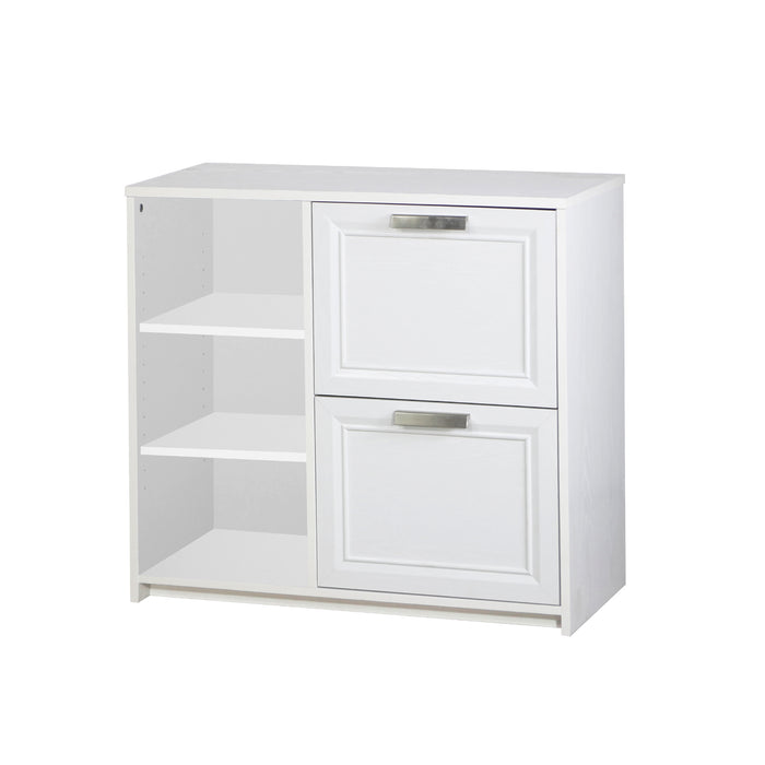 Alaska 2 Drawer File Cabinet - White