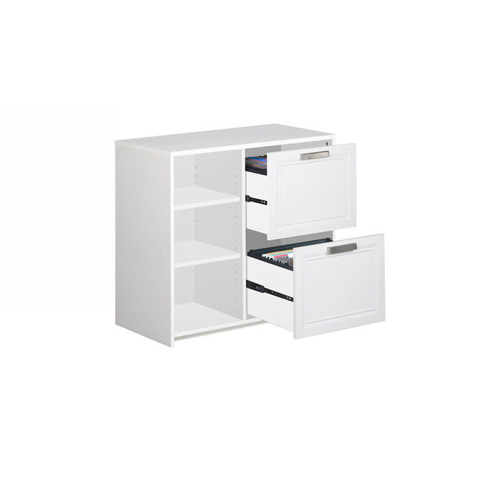 Alaska 2 Drawer File Cabinet - White