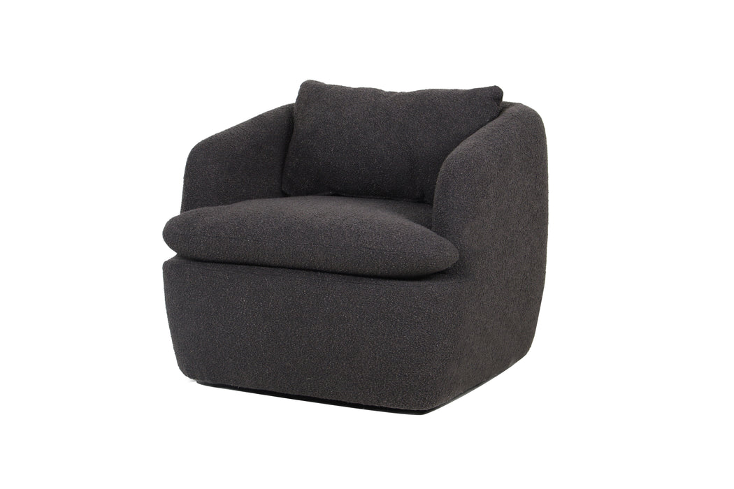 Atlantic Swivel Occasional Chair Dark Grey