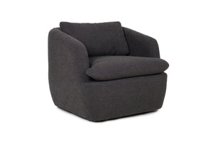 Atlantic Swivel Occasional Chair Dark Grey