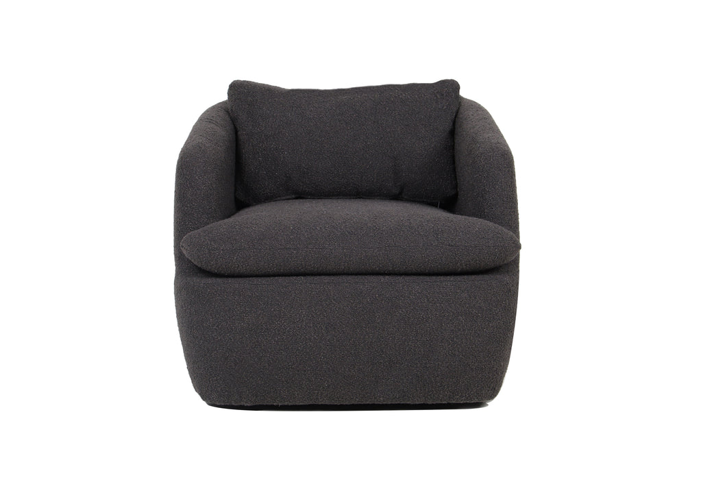 Atlantic Swivel Occasional Chair Dark Grey