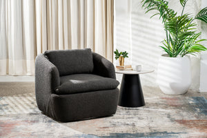 Atlantic Swivel Occasional Chair Dark Grey