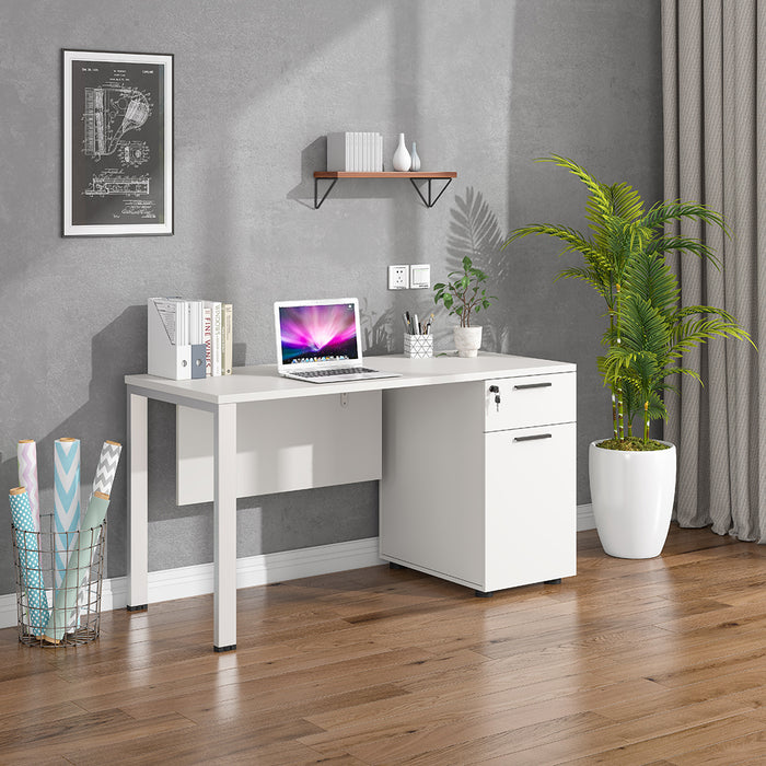 Emery 120cm Office Desk White