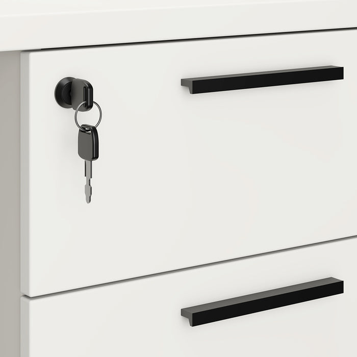 Emery 120cm Office Desk White