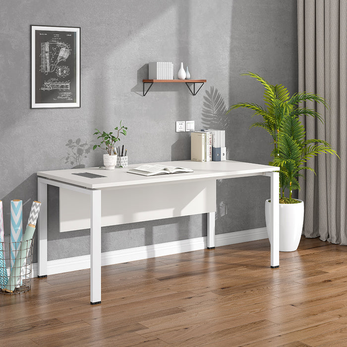 Emery 160cm Office Computer Desk White