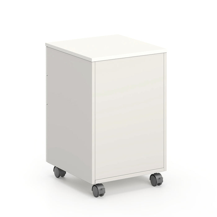 Emery Mobile Pedestal Filing Cabinet White