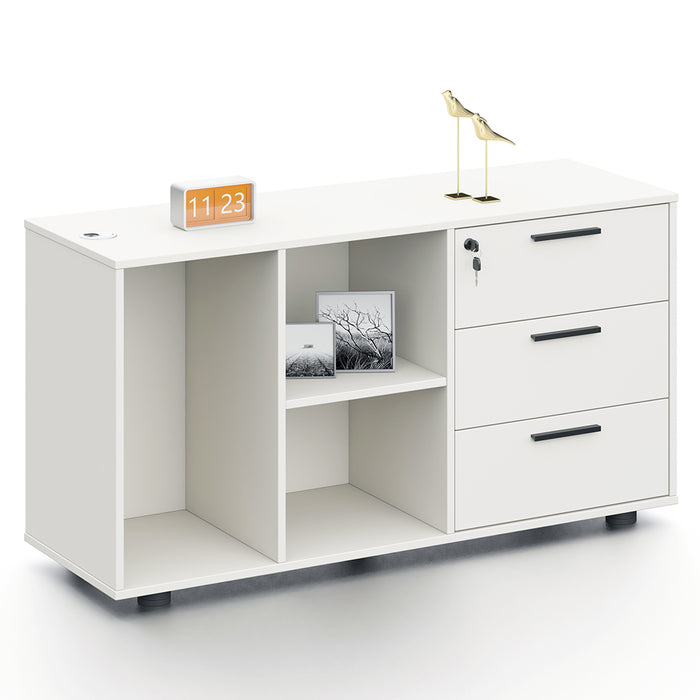 Emery Side Cabinet White