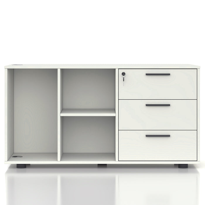 Emery Side Cabinet White