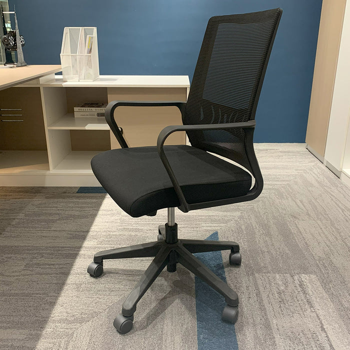 Ezel Medium Back Office Chair Black