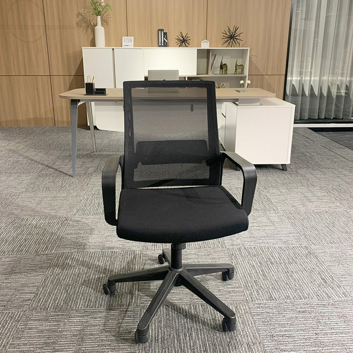 Eros Medium Back Office Chair Black