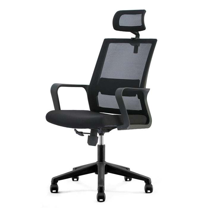 Eros High Back Office Chair  Black