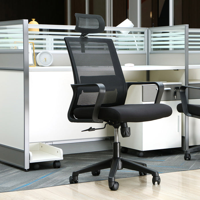 Eros High Back Office Chair  Black