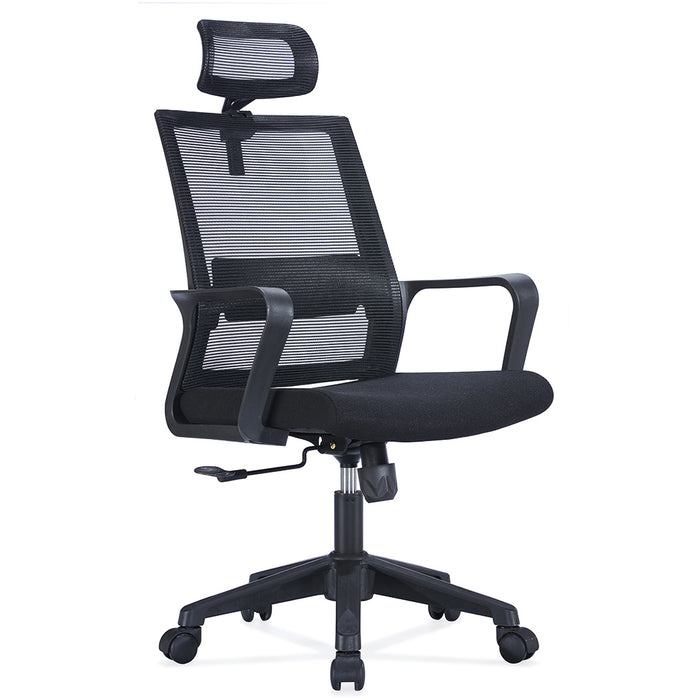 Eros High Back Office Chair  Black