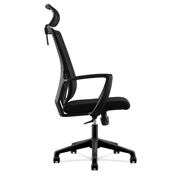 Ephron High Back Office Chair  Black