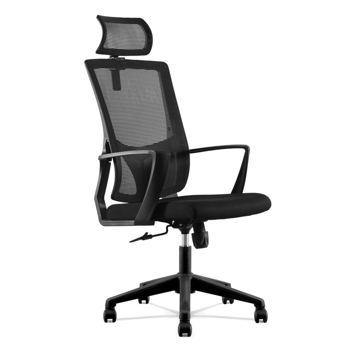 Ephron High Back Office Chair  Black