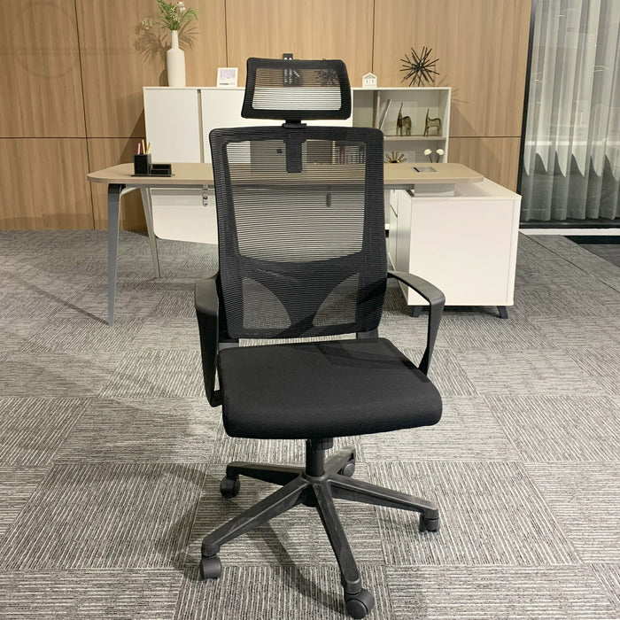 Ephron High Back Office Chair  Black