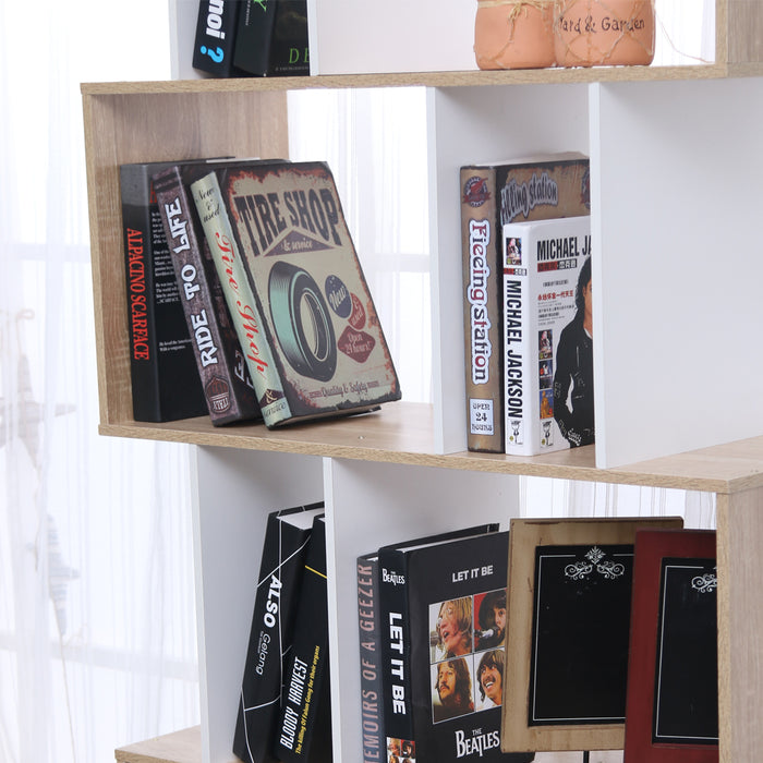 5 Tier Display Shelf Bookshelf Unit
