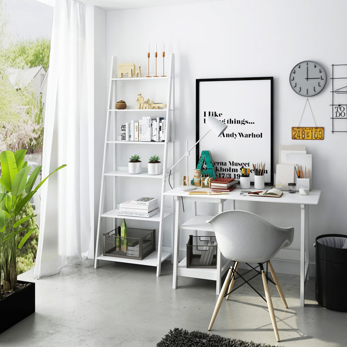 Chole 6 Tier Display Shelf Rack White