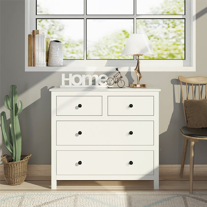 Franco 4 Chest of Drawers White