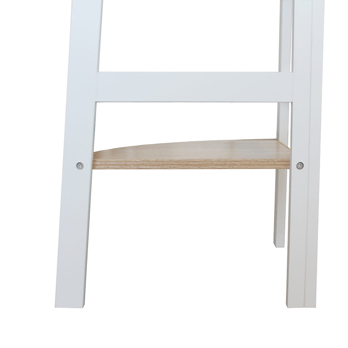 Hawaii 3 Tier Display Ladder Corner Shelf Rack White