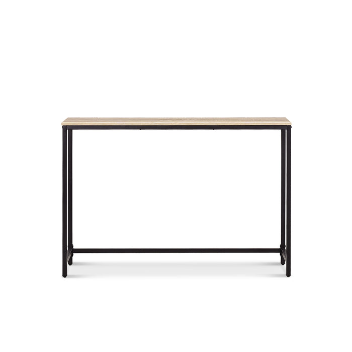 Rome Industrial Style Console Table Oak