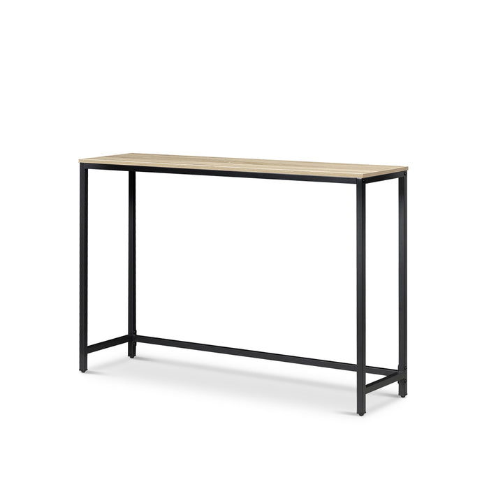Rome Industrial Style Console Table Oak