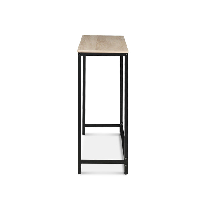 Rome Industrial Style Console Table Oak