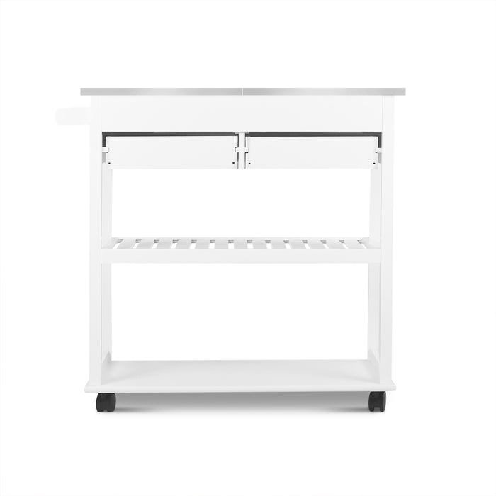 Eames Kitchen Island Trolley Cart White