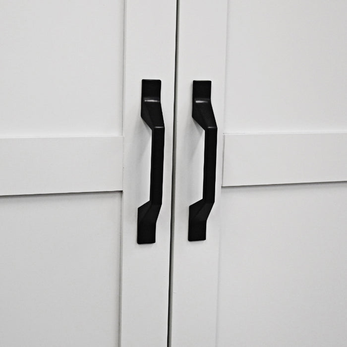 Hekman Display Bookcase Cabinet with Doors White