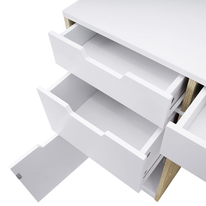 Hekman Wooden Computer Desk White