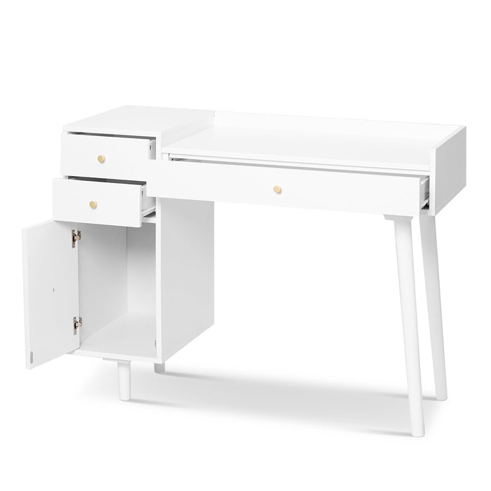 Elmer Study Desk White