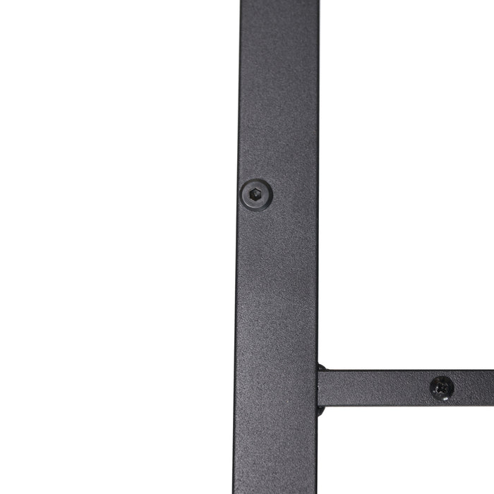 Rome Industrial Style 5 Tier Corner Shelf Oak