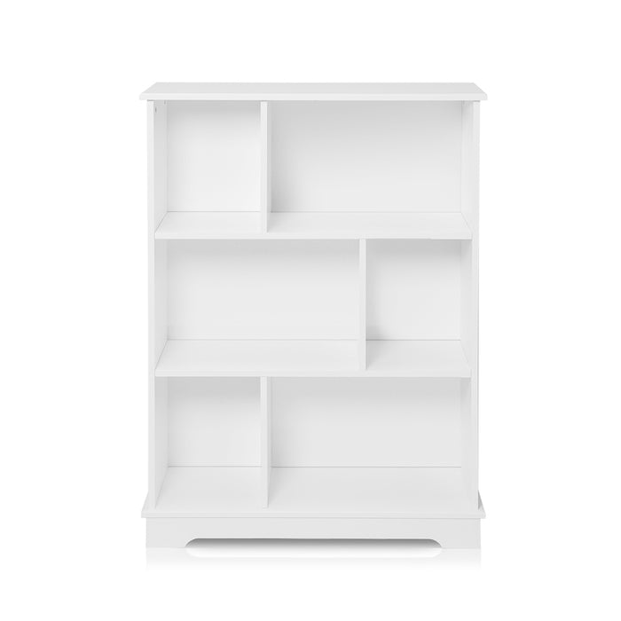 Harper 3 Tier Bookcase Shelving Unit White