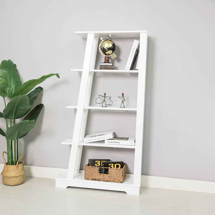 Harper 5 Tier Display Ladder Shelf White