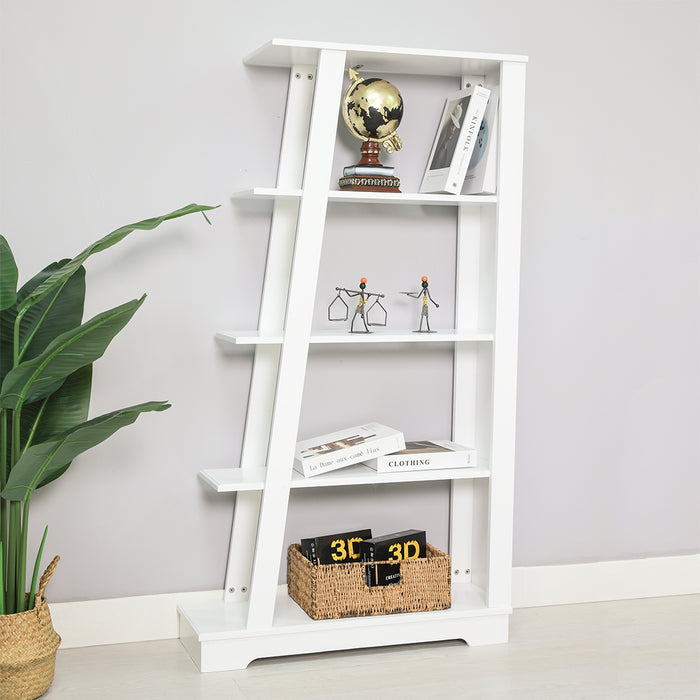 Harper 5 Tier Display Ladder Shelf White