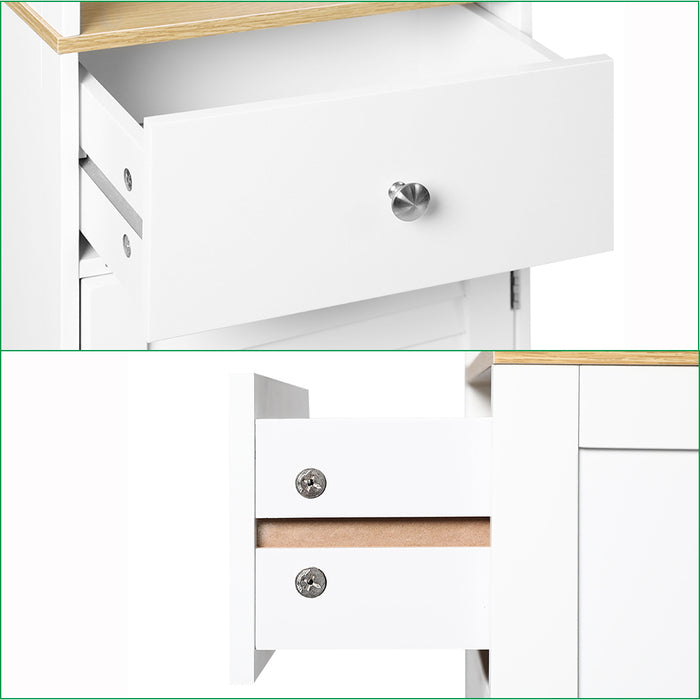 Auston Tall Bathroom Storage Cabinet