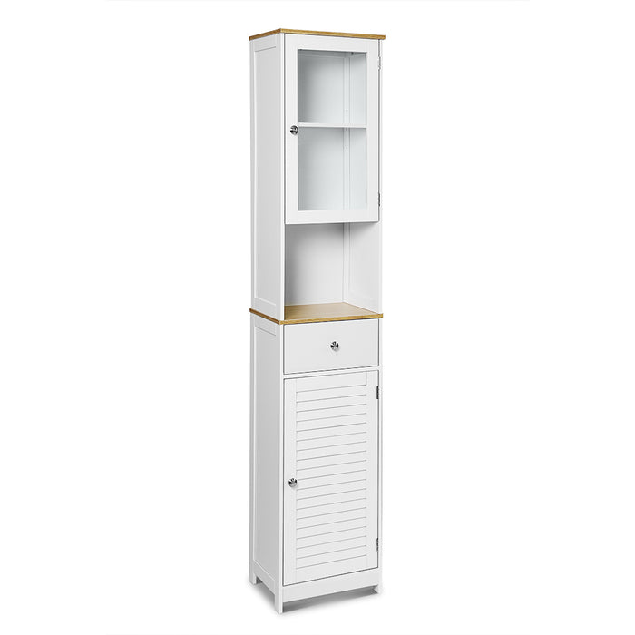 Auston Tall Bathroom Storage Cabinet