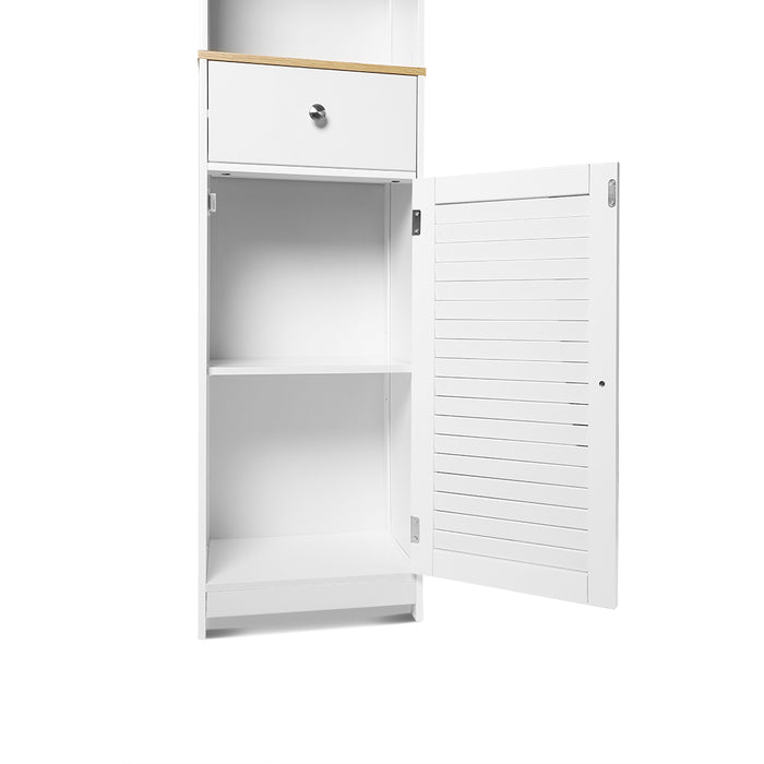 Auston Tall Bathroom Storage Cabinet