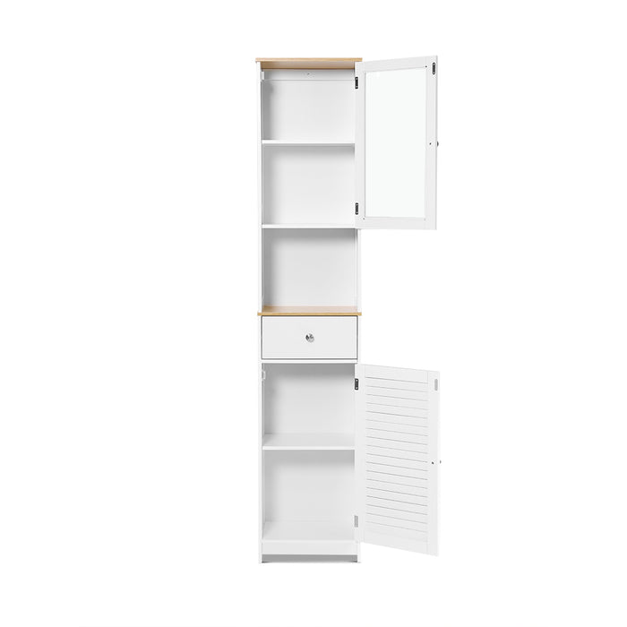 Auston Tall Bathroom Storage Cabinet