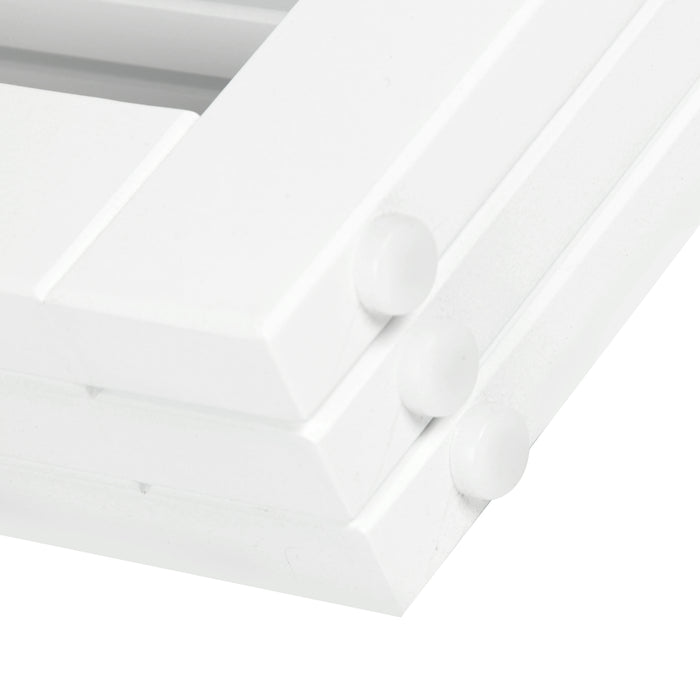 Freestanding Wooden Pet Gate 3 Panel Foldable Fence White