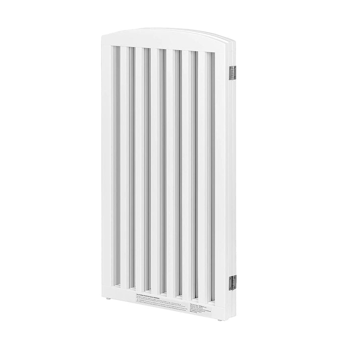 Wooden Freestanding Pet Gate 3 Panels White